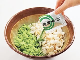 枝豆あん作り