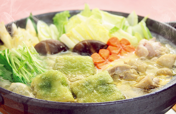 芯からあったか 揚げ豆腐入り酒粕鍋