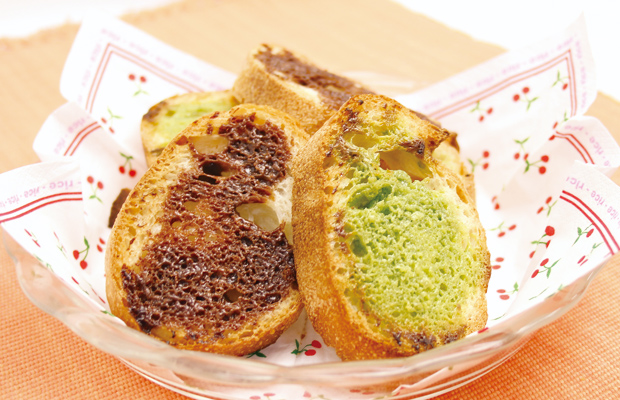 青汁 in サクサク塩チョコラスク