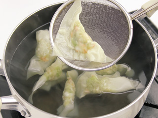 茹でる