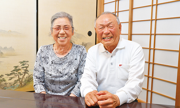 とっても仲が良い結婚58年目のご夫婦